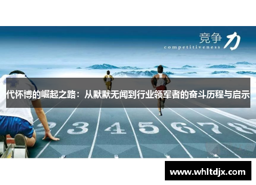 代怀博的崛起之路：从默默无闻到行业领军者的奋斗历程与启示